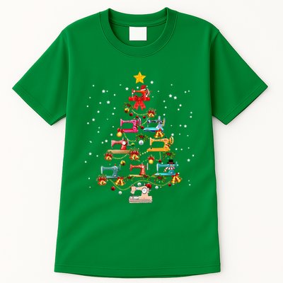 Sewing Machine Christmas Tree Christmas Ornament Tall T-Shirt
