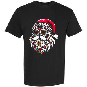 Santa Mexico Calavera Christmas Garment-Dyed Heavyweight T-Shirt