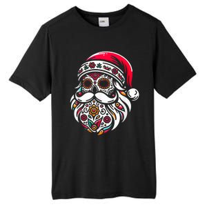 Santa Mexico Calavera Christmas Tall Fusion ChromaSoft Performance T-Shirt