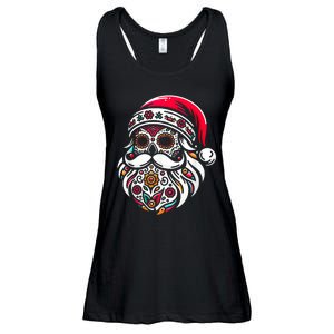 Santa Mexico Calavera Christmas Ladies Essential Flowy Tank