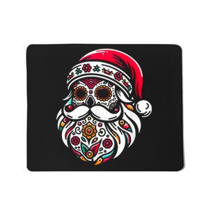 Santa Mexico Calavera Christmas Mousepad