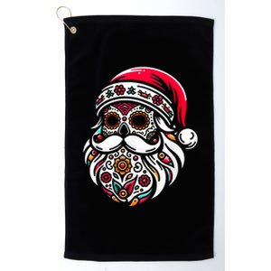 Santa Mexico Calavera Christmas Platinum Collection Golf Towel