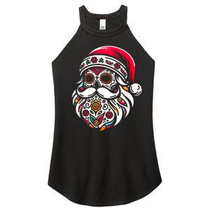 Santa Mexico Calavera Christmas Women's Perfect Tri Rocker Tank