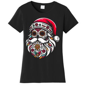 Santa Mexico Calavera Christmas Women's T-Shirt