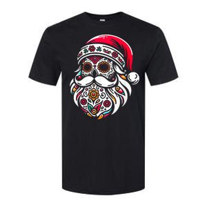 Santa Mexico Calavera Christmas Softstyle CVC T-Shirt