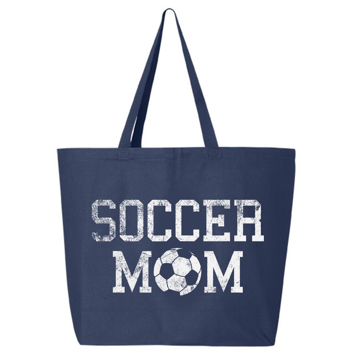 Soccer Mama Clothing Retro Vintage Soccer Mom 25L Jumbo Tote