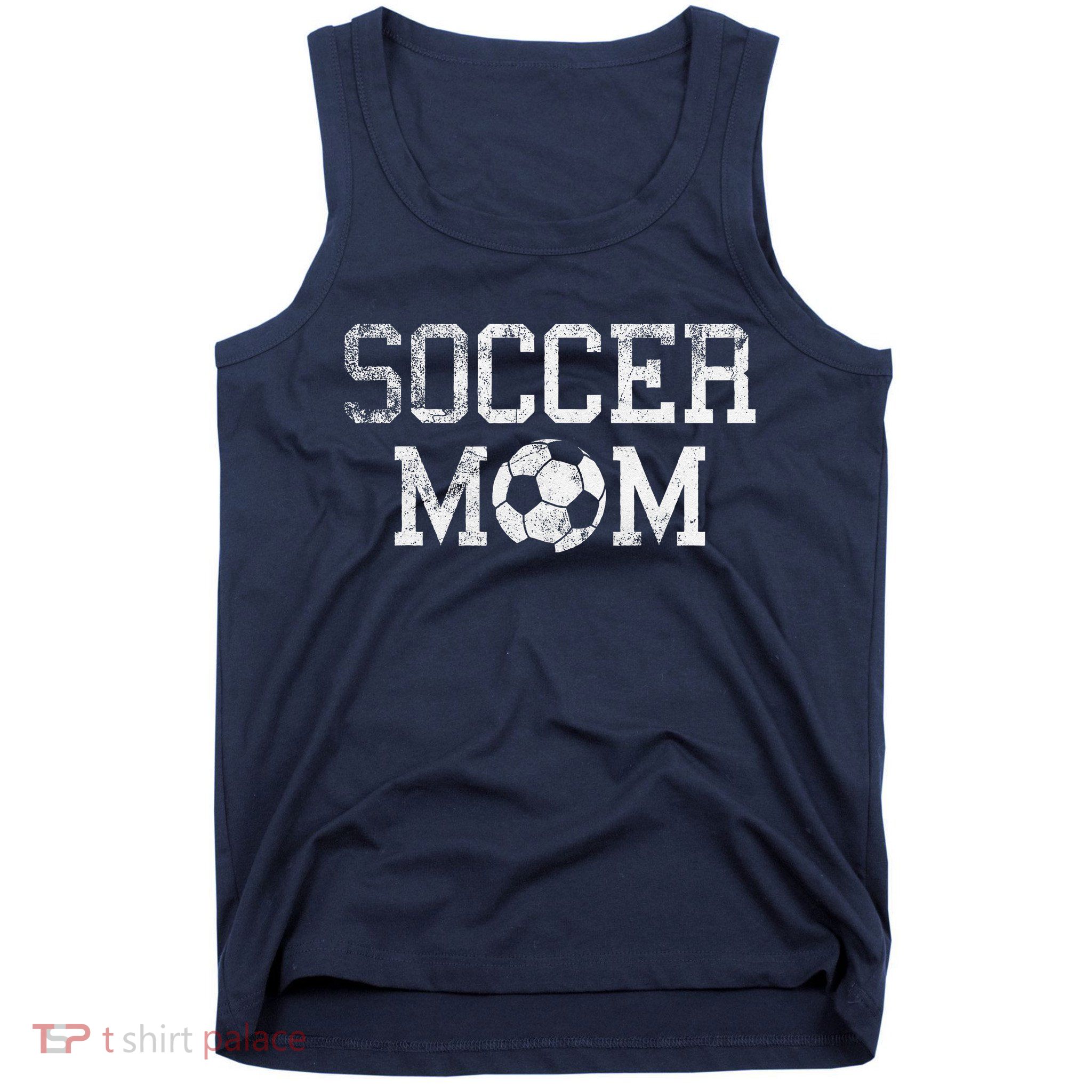 Soccer Mama Clothing Retro Vintage Soccer Mom Tank Top