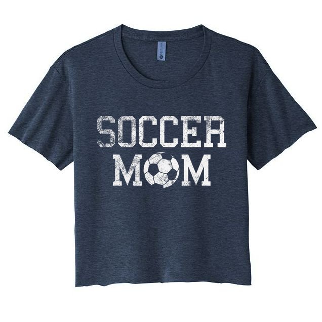 Soccer Mama Clothing Retro Vintage Soccer Mom Crop Top