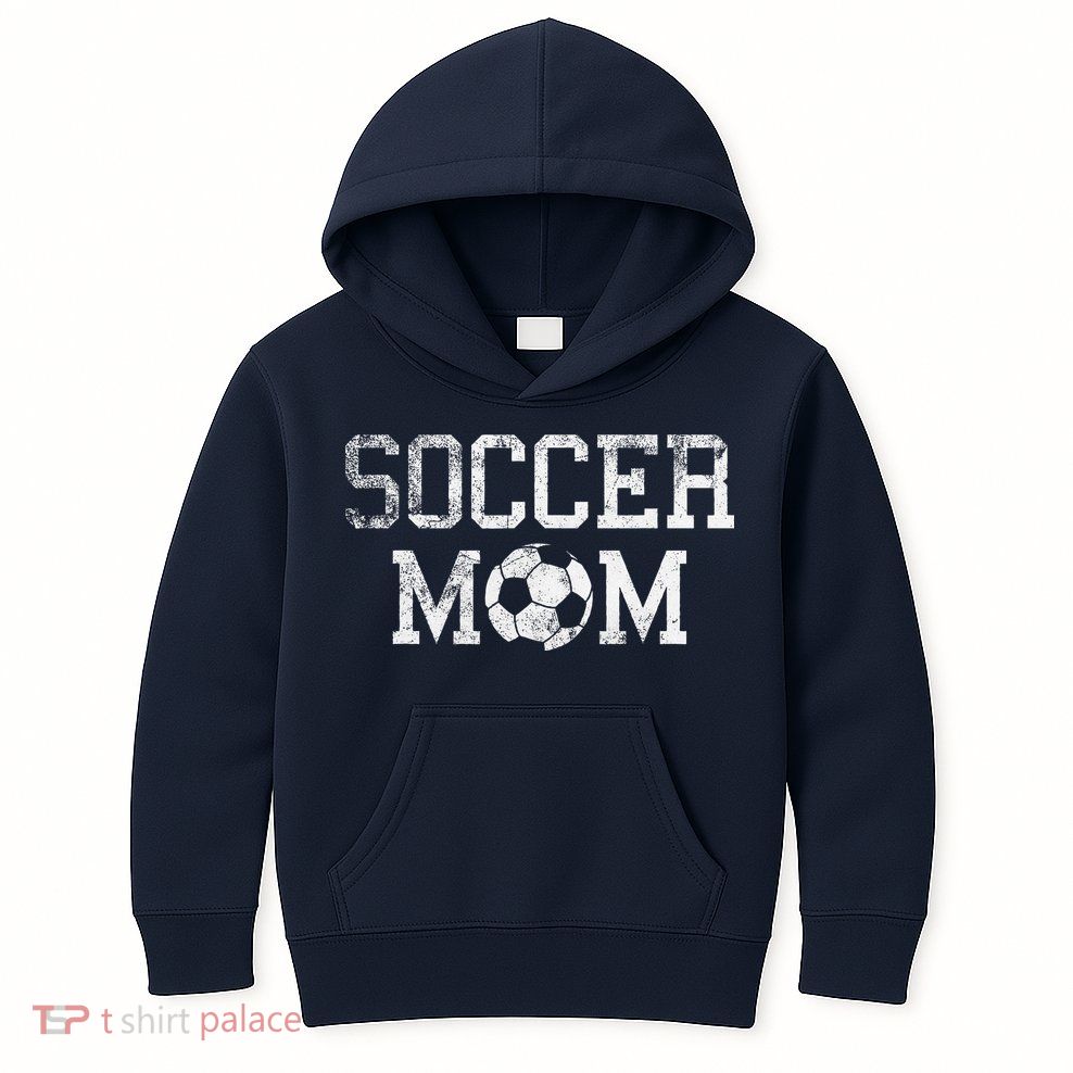Soccer Mama Clothing Retro Vintage Soccer Mom Kids Hoodie