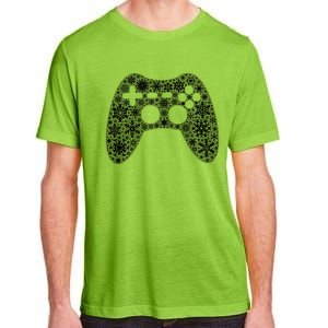 Snowflake Merry Christmas Gamers Controller Video Game Meaningful Gift Adult ChromaSoft Performance T-Shirt