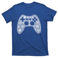 Snowflake Merry Christmas Gamers Controller Video Game Meaningful Gift T-Shirt