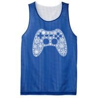 Snowflake Merry Christmas Gamers Controller Video Game Meaningful Gift Mesh Reversible Basketball Jersey Tank