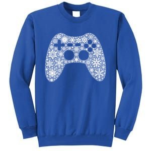 Snowflake Merry Christmas Gamers Controller Video Game Meaningful Gift Tall Sweatshirt