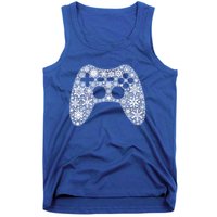 Snowflake Merry Christmas Gamers Controller Video Game Meaningful Gift Tank Top