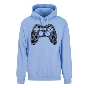 Snowflake Merry Christmas Gamers Controller Video Game Meaningful Gift Unisex Surf Hoodie