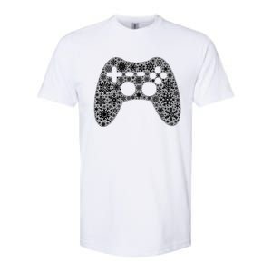 Snowflake Merry Christmas Gamers Controller Video Game Meaningful Gift Softstyle CVC T-Shirt