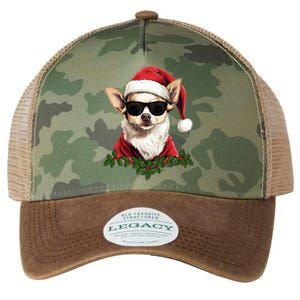 Sassy Mexican Chihuahua Santa Xmas Cool Chihuahua Christmas Gift Legacy Tie Dye Trucker Hat