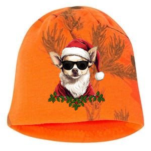 Sassy Mexican Chihuahua Santa Xmas Cool Chihuahua Christmas Gift Kati - Camo Knit Beanie