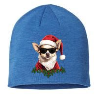 Sassy Mexican Chihuahua Santa Xmas Cool Chihuahua Christmas Gift Sustainable Beanie