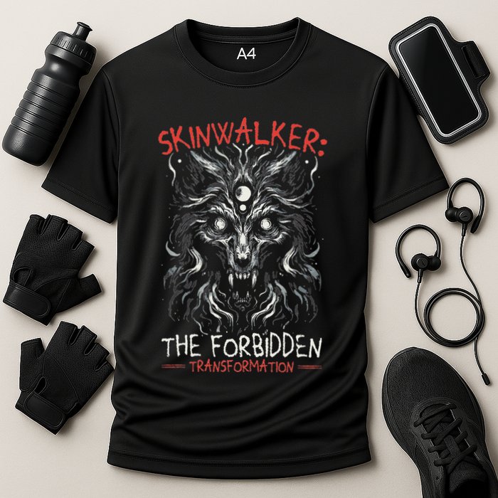 Skinwalker Mythical Creature Folklore Urban Legend Cooling Performance Crew T-Shirt