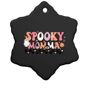 Spooky Momma Cute Gift Halloween Mom Meaningful Gift Stay Spooky Momma Gift Ceramic Star Ornament