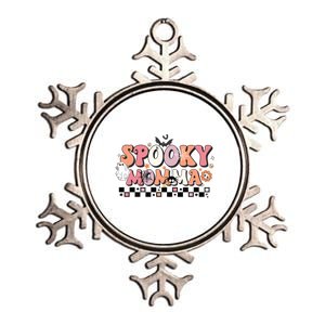 Spooky Momma Cute Gift Halloween Mom Meaningful Gift Stay Spooky Momma Gift Metallic Star Ornament