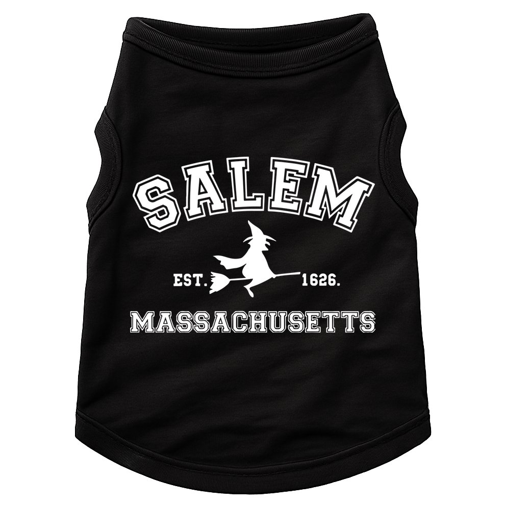 Salem Massachusetts Cute Halloween Doggie Tank