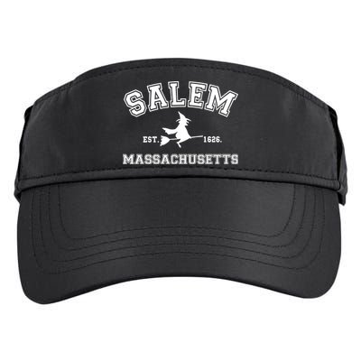Salem Massachusetts Cute Halloween Adult Drive Performance Visor