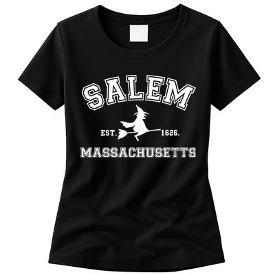 Salem Massachusetts Cute Halloween Womens T-Shirt