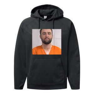 Scottie Mugshot Color Photo Only Performance Fleece Hoodie