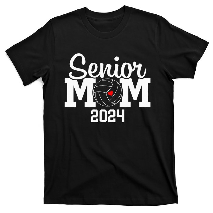 Senior Mom Class Of 2024 Volleyball Mom Graduation T-Shirt