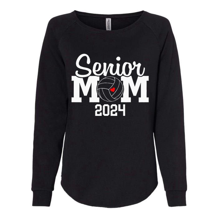 Senior Mom Class Of 2024 Volleyball Mom Graduation Womens California Wash Sweatshirt