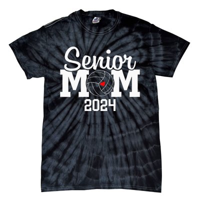 Senior Mom Class Of 2024 Volleyball Mom Graduation Tie-Dye T-Shirt