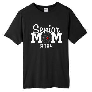 Senior Mom Class Of 2024 Volleyball Mom Graduation Tall Fusion ChromaSoft Performance T-Shirt