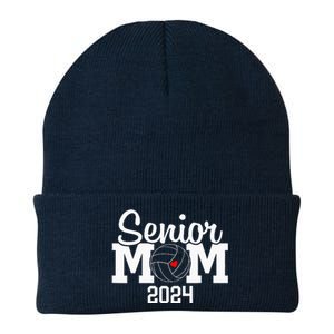 Senior Mom Class Of 2024 Volleyball Mom Graduation Knit Cap Winter Beanie