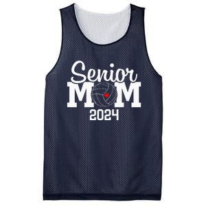 Senior Mom Class Of 2024 Volleyball Mom Graduation Mesh Reversible Basketball Jersey Tank