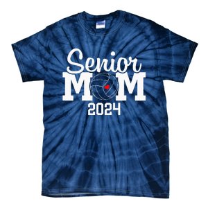 Senior Mom Class Of 2024 Volleyball Mom Graduation Tie-Dye T-Shirt