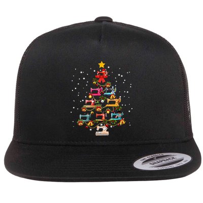 Sewing Machine Christmas Tree Christmas Ornament Flatbill Hat