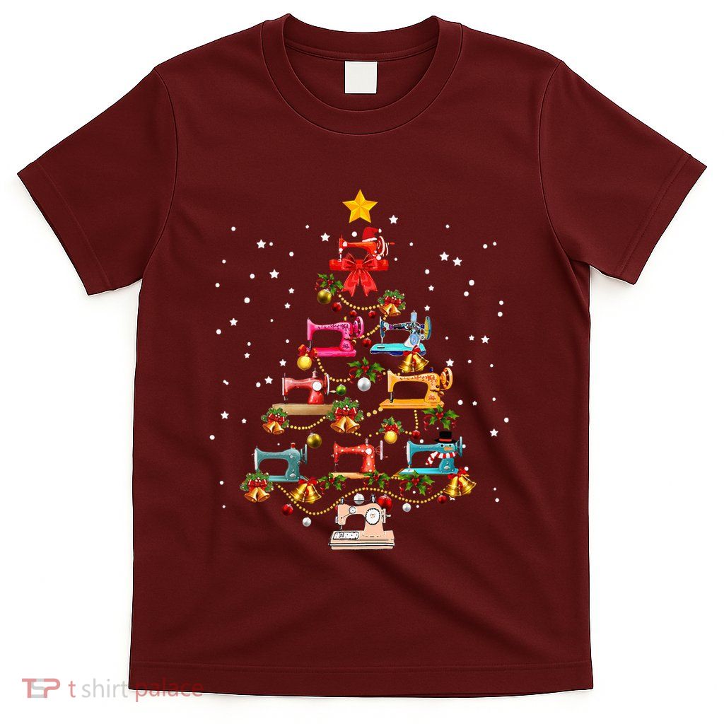 Sewing Machine Christmas Tree Christmas Ornament T-Shirt