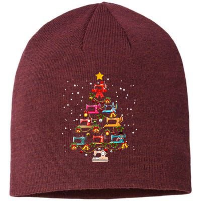 Sewing Machine Christmas Tree Christmas Ornament Sustainable Beanie