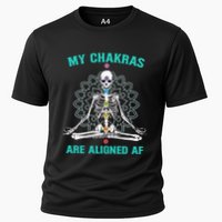Skeleton My Chakras Are Aligned Af Performance Shirt