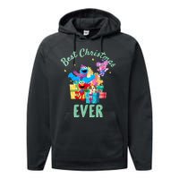 Street Merry Christmas Elmo Tango Abby Cadabby Performance Fleece Hoodie