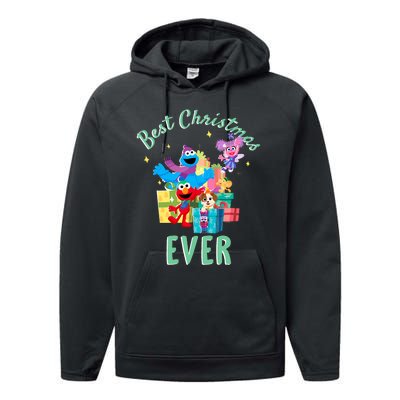 Street Merry Christmas Elmo Tango Abby Cadabby Performance Fleece Hoodie