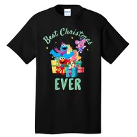 Street Merry Christmas Elmo Tango Abby Cadabby Tall T-Shirt