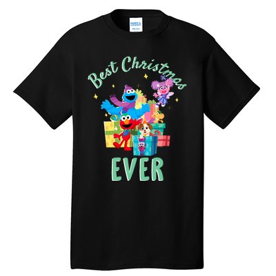 Street Merry Christmas Elmo Tango Abby Cadabby Tall T-Shirt