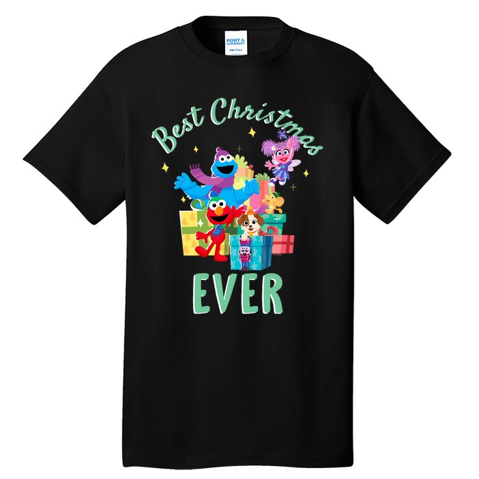 Street Merry Christmas Elmo Tango Abby Cadabby Tall T-Shirt