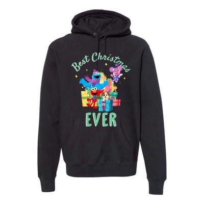 Street Merry Christmas Elmo Tango Abby Cadabby Premium Hoodie