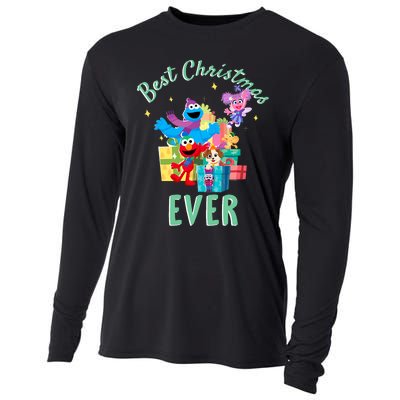 Street Merry Christmas Elmo Tango Abby Cadabby Cooling Performance Long Sleeve Crew