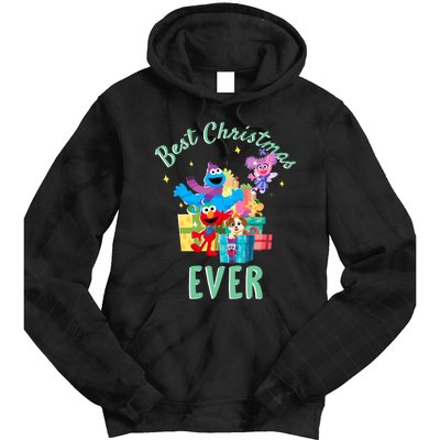 Street Merry Christmas Elmo Tango Abby Cadabby Tie Dye Hoodie