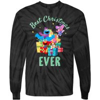 Street Merry Christmas Elmo Tango Abby Cadabby Tie-Dye Long Sleeve Shirt